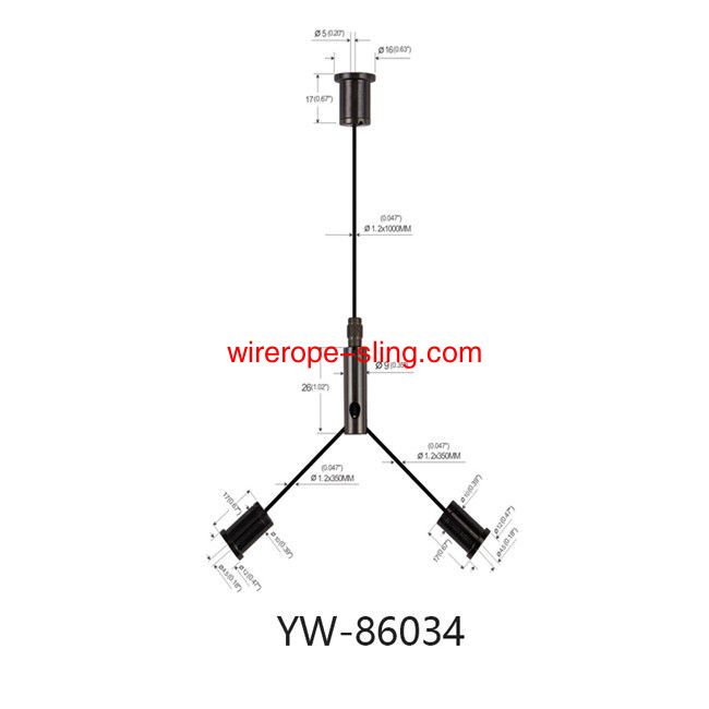LED лампы потолок кабель LED лампа подвеска медный набор Y - 86033