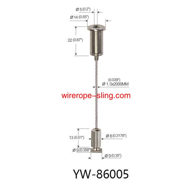 иллюминационный металлический линейный нить нить подвески YW86005