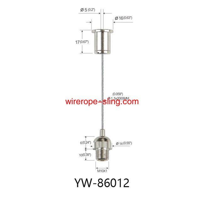 можно отрегулировать YW86010 на кабельном подвесе