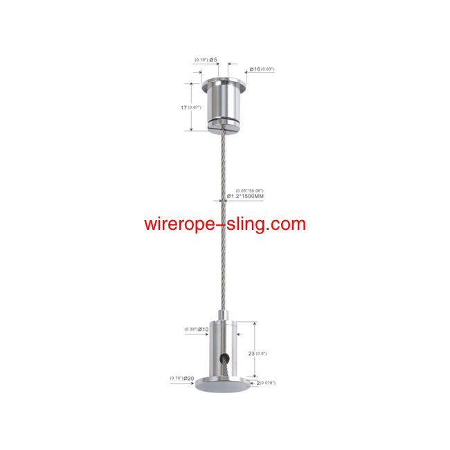 кабельный подвеска led лампы комплект латунь никель круглый ползун YW86333