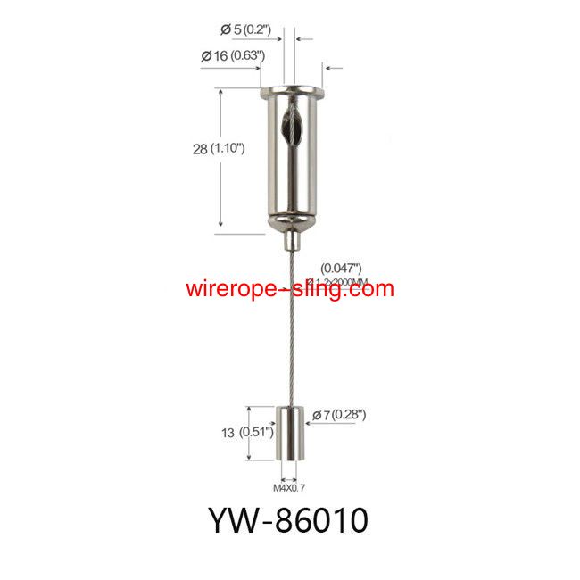 можно отрегулировать YW86010 на кабельном подвесе