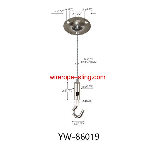 бронзовый потолок кабельная подвеска° регулируемый YW86017