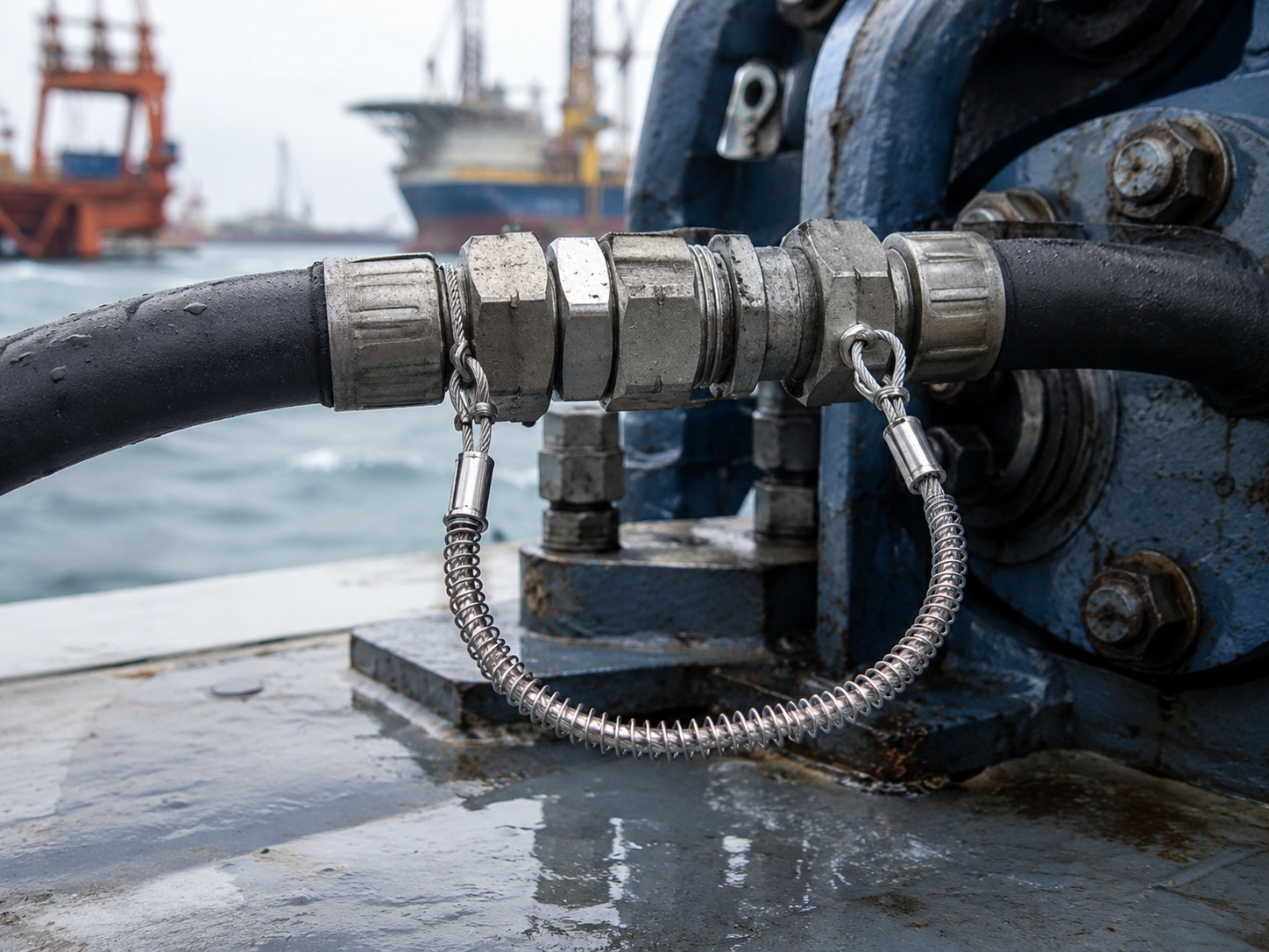 Marine гидравлический шланг кабель безопасности for shipyard and offshore maintenance